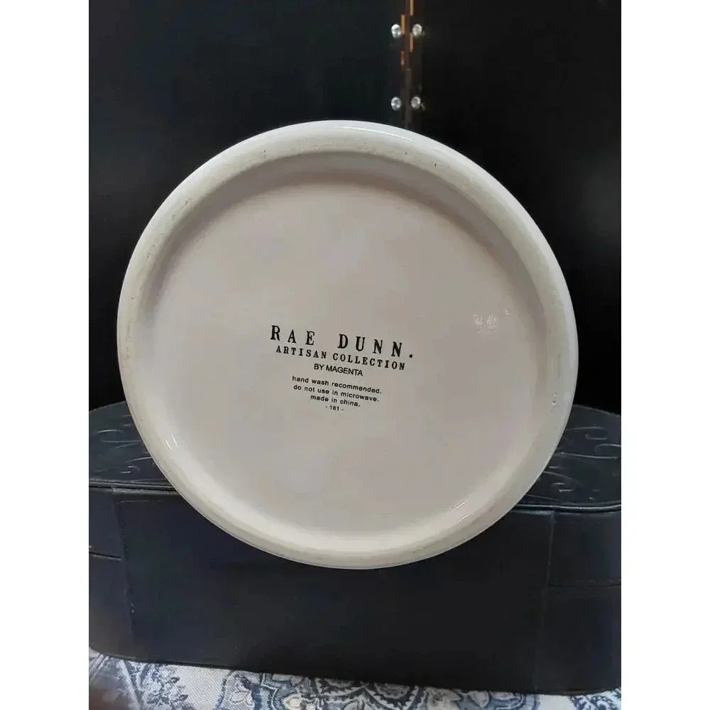 Rae Dunn crown top Dog Canister 